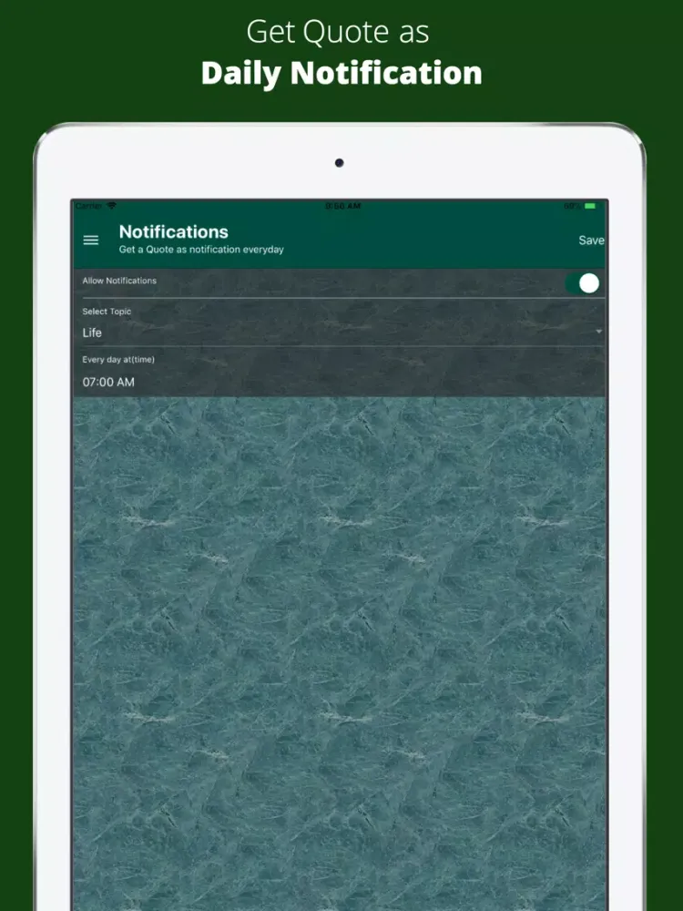QuotesPro- 100K+ Famous Quotes iPad  Screenshots
