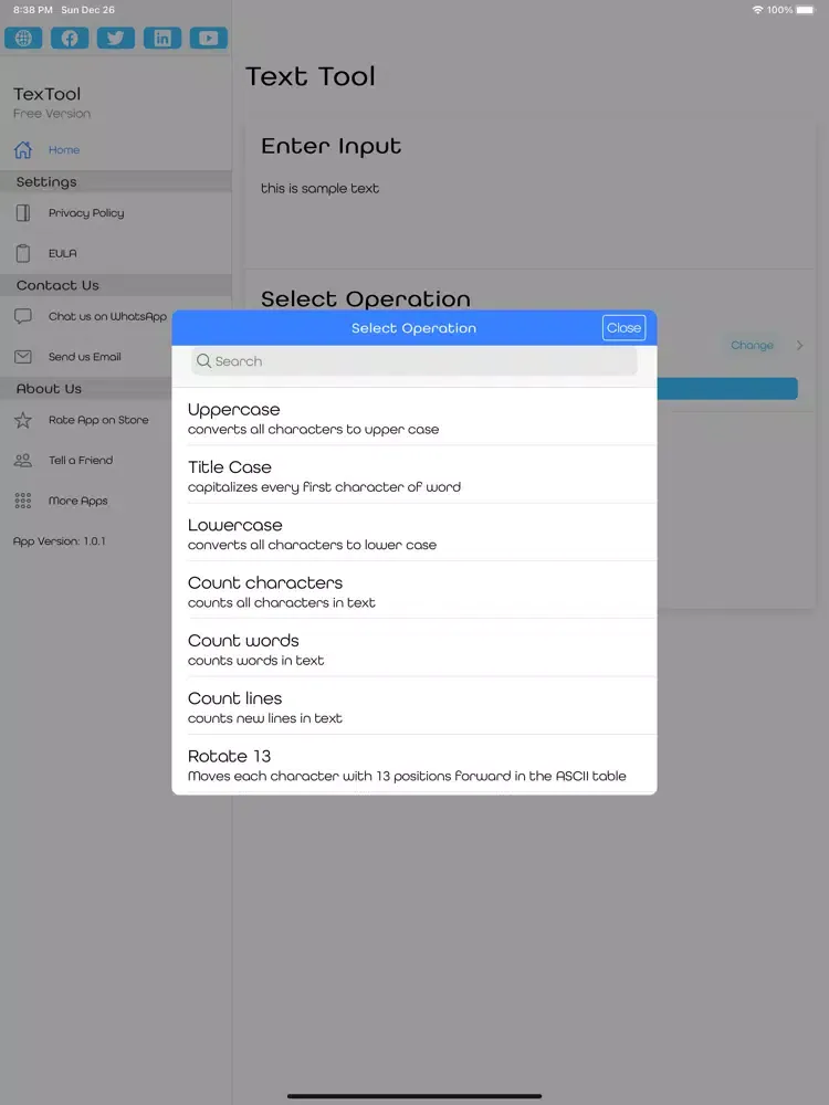 TexTool - Text Tool iPad 應用截圖