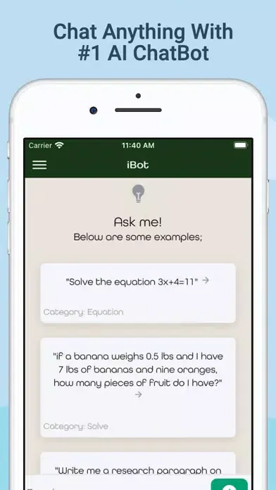 Скриншоты iBot - AI Chatbot Messenger