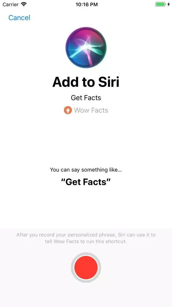 WowFacts Learn Daily Facts App スクリーンショット