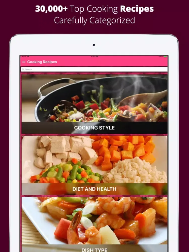 Recipe Book - 30K+ Top Recipes iPad 应用截图