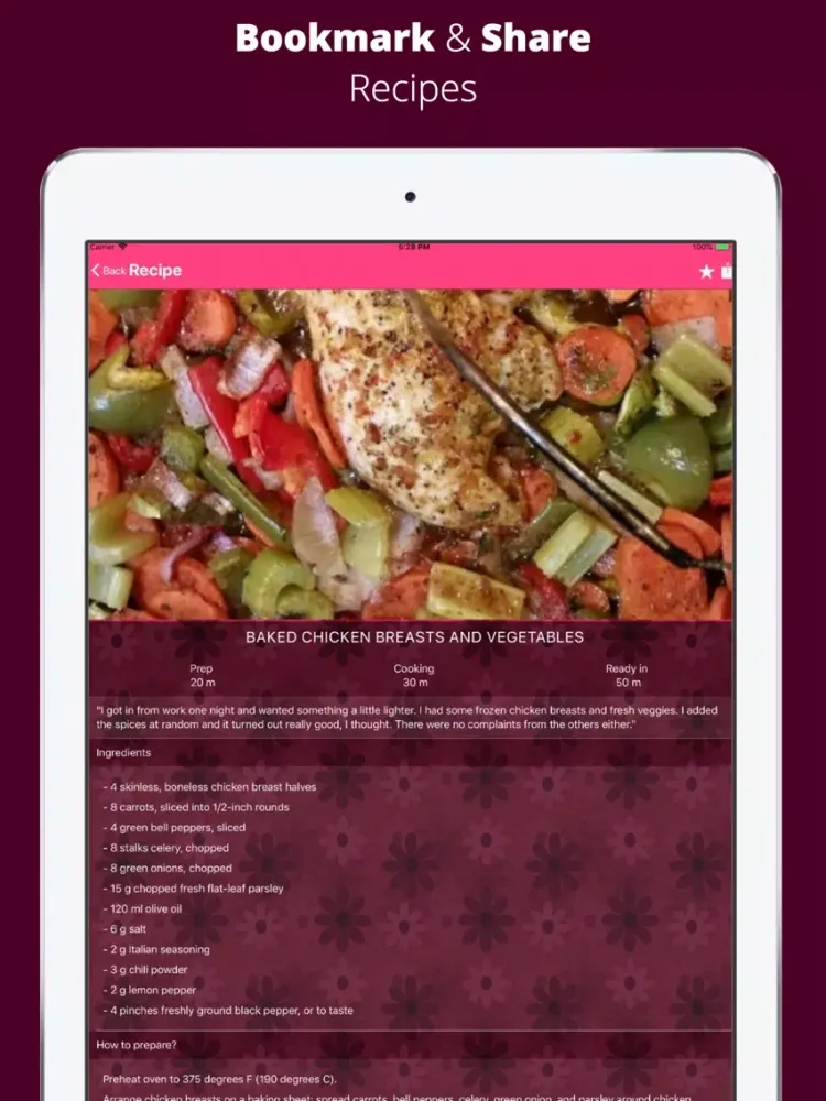 Recipe Book - 30K+ Top Recipes iPad 应用截图