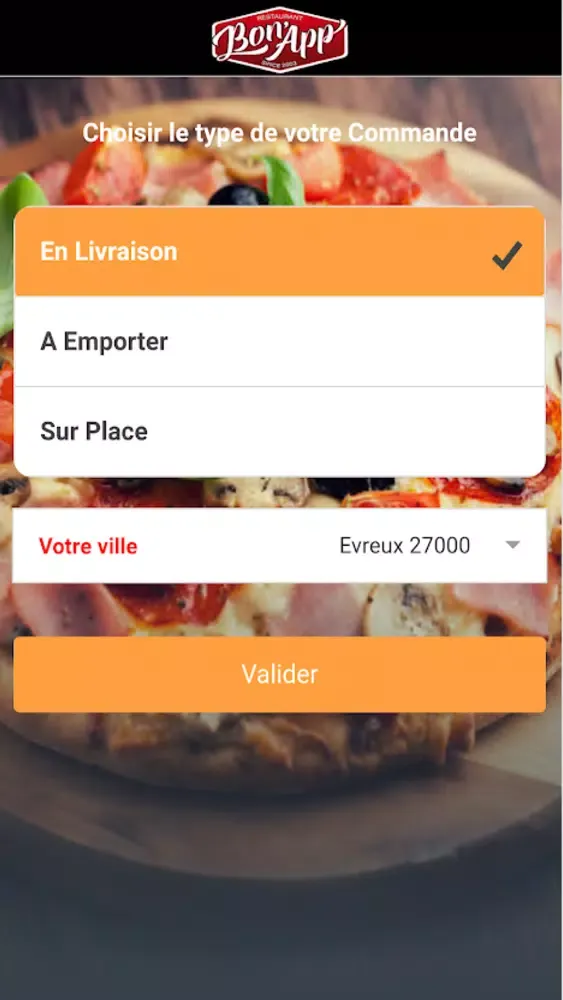 Zrzuty ekranu Pizza le Bon App