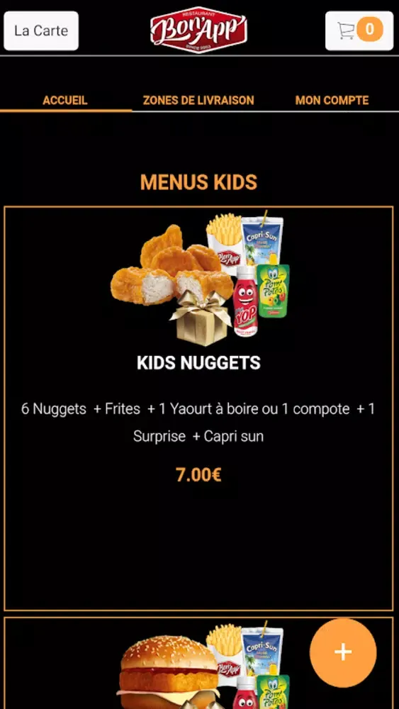 Zrzuty ekranu Pizza le Bon App