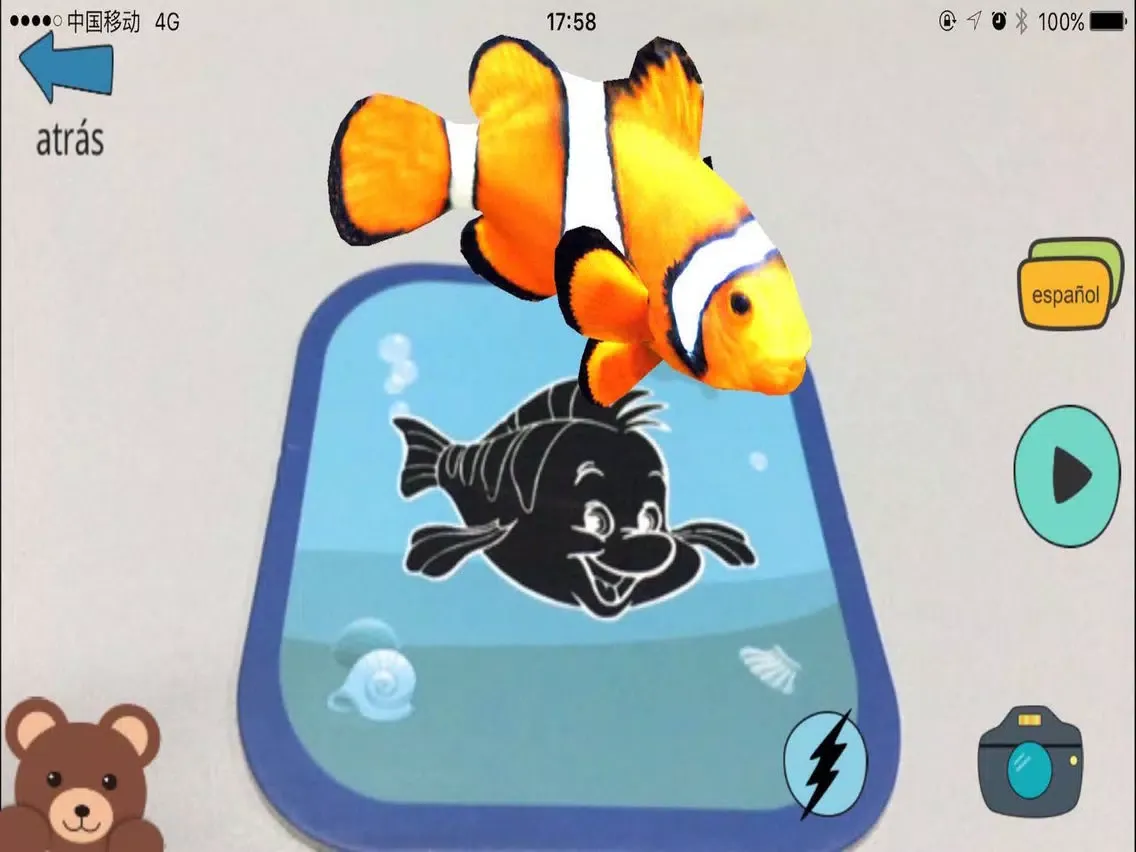 AR Talking 3D Flashcards Zoo iPad  स्क्रीनशॉट