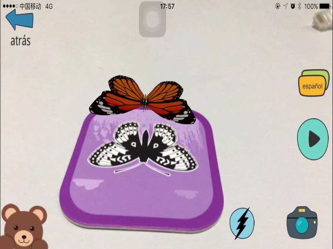 AR Talking 3D Flashcards Zoo iPad  स्क्रीनशॉट
