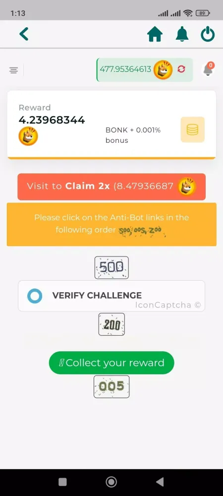 Bonk Faucet应用截图