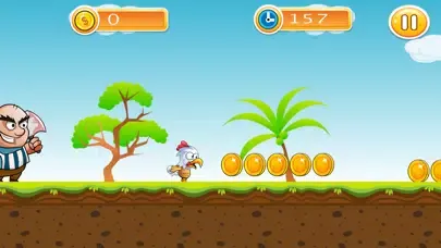 Captures d'écran de BooBoo Chicken Run Premium