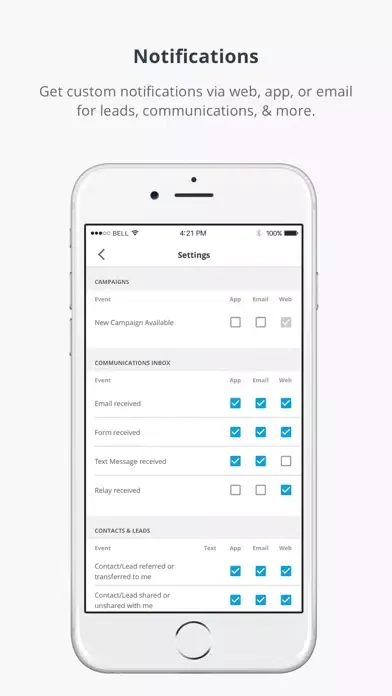 booj CRM سکرین شاٹس