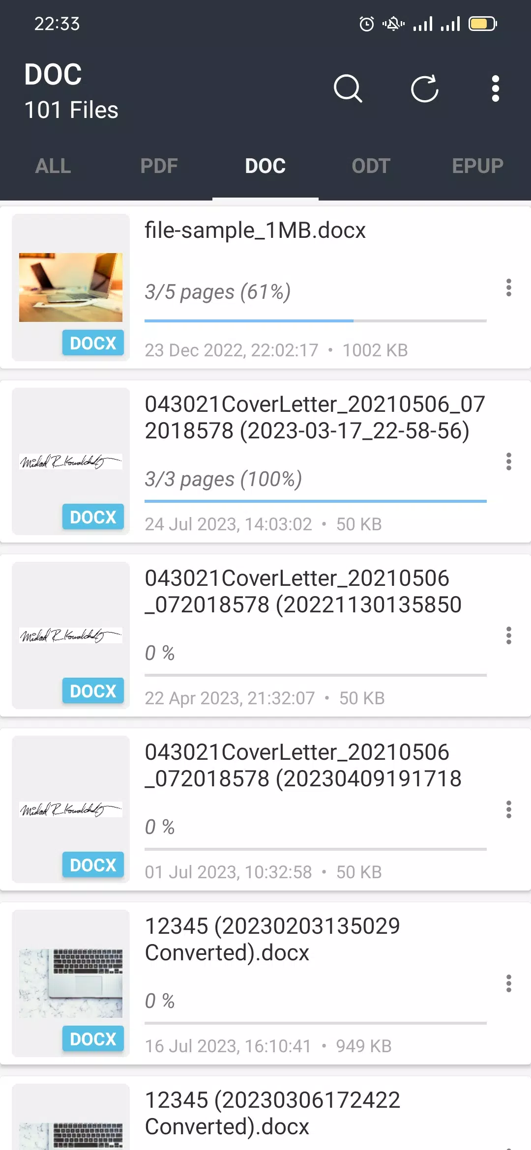 PDF Book Reader Screenshots