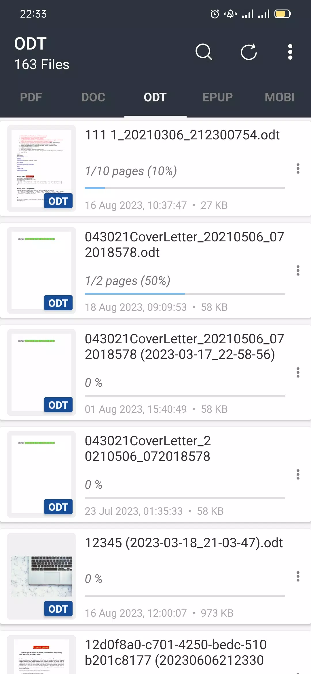 PDF Book Reader Screenshots