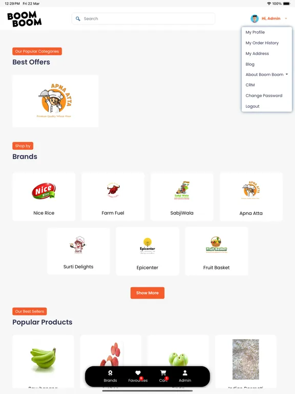 Boom Boom Store iPad  Screenshots