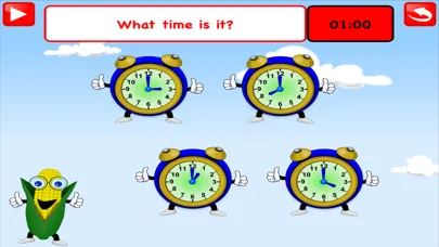 ภาพหน้าจอของ Telling Time Clock learn Lite