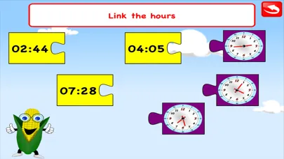ภาพหน้าจอของ Telling Time Clock learn Lite