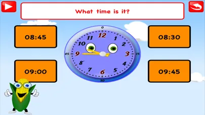 ภาพหน้าจอของ Telling Time Clock learn Lite