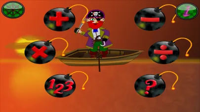 Capturas de tela do Games Math Pirate Learn Lite