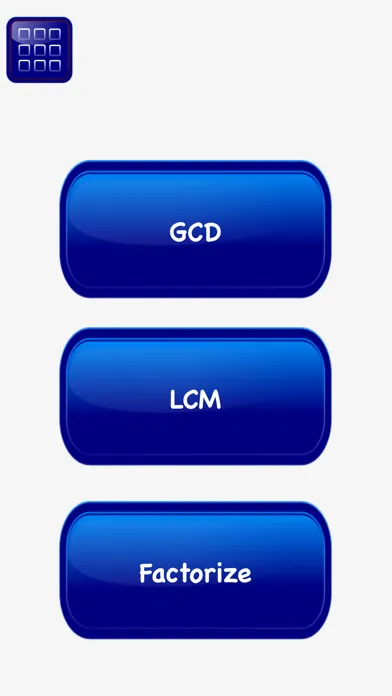 LCM GCD Prime Factor Calc Lite应用截图