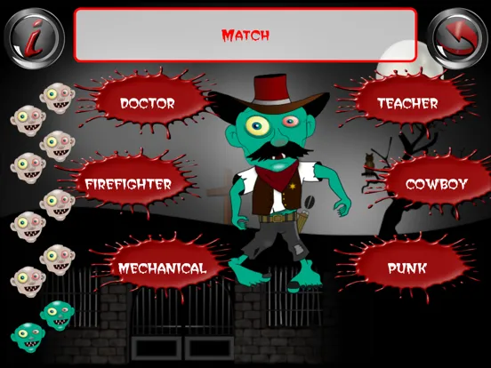 Zrzuty ekranu Halloween Zombie ABC Game Kids iPad 