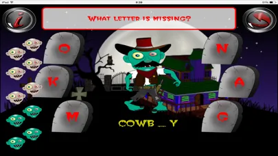Zrzuty ekranu Halloween Zombie ABC Game Kids