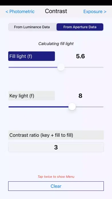 Ảnh chụp màn hình của LuxCalc
