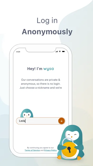 Ảnh chụp màn hình của Wysa Assure