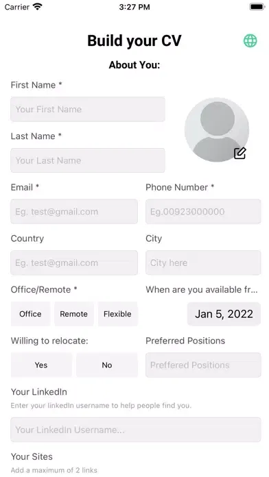 CV Builder - Passio应用截图