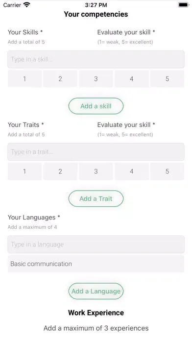 CV Builder - Passio应用截图