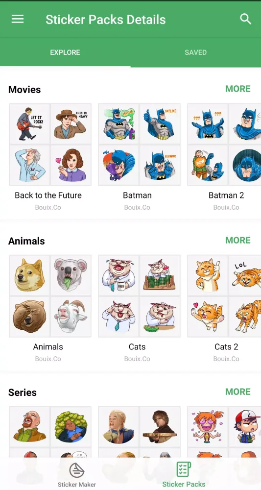 Captures d'écran de AzPack Maker