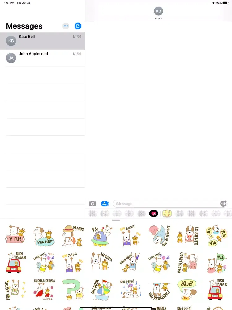 pegatinas de espanol iPad  스크린샷