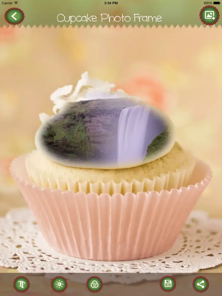 Cupcake Photo Frame: Best Photo Frame iPad 应用截图