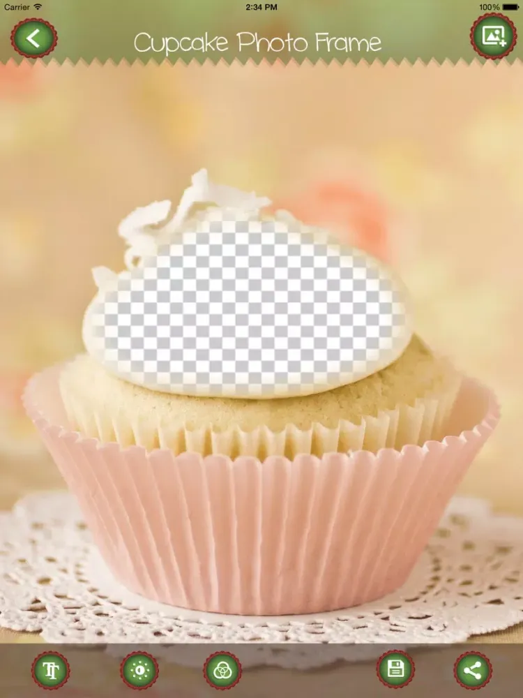 Cupcake Photo Frame: Best Photo Frame iPad 应用截图