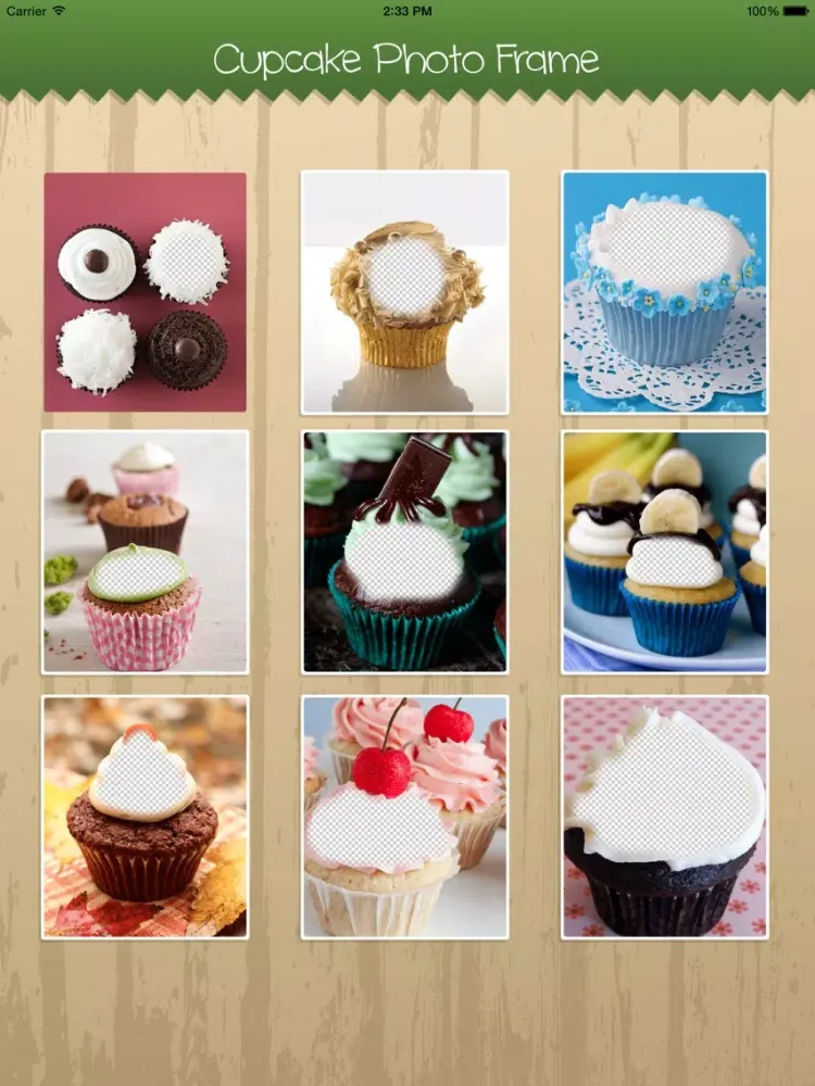 Cupcake Photo Frame: Best Photo Frame iPad 应用截图