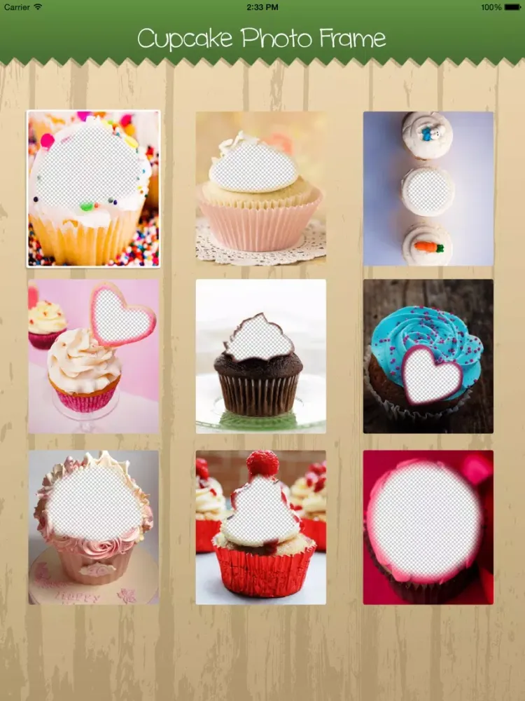 Cupcake Photo Frame: Best Photo Frame iPad 应用截图