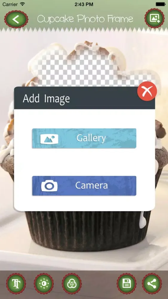 Cupcake Photo Frame: Best Photo Frame应用截图