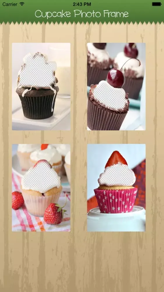 Cupcake Photo Frame: Best Photo Frame应用截图