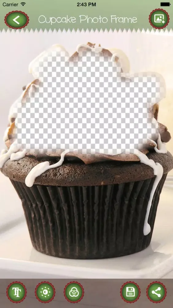 Cupcake Photo Frame: Best Photo Frame应用截图