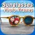 Stylish Sunglass Photo Montage