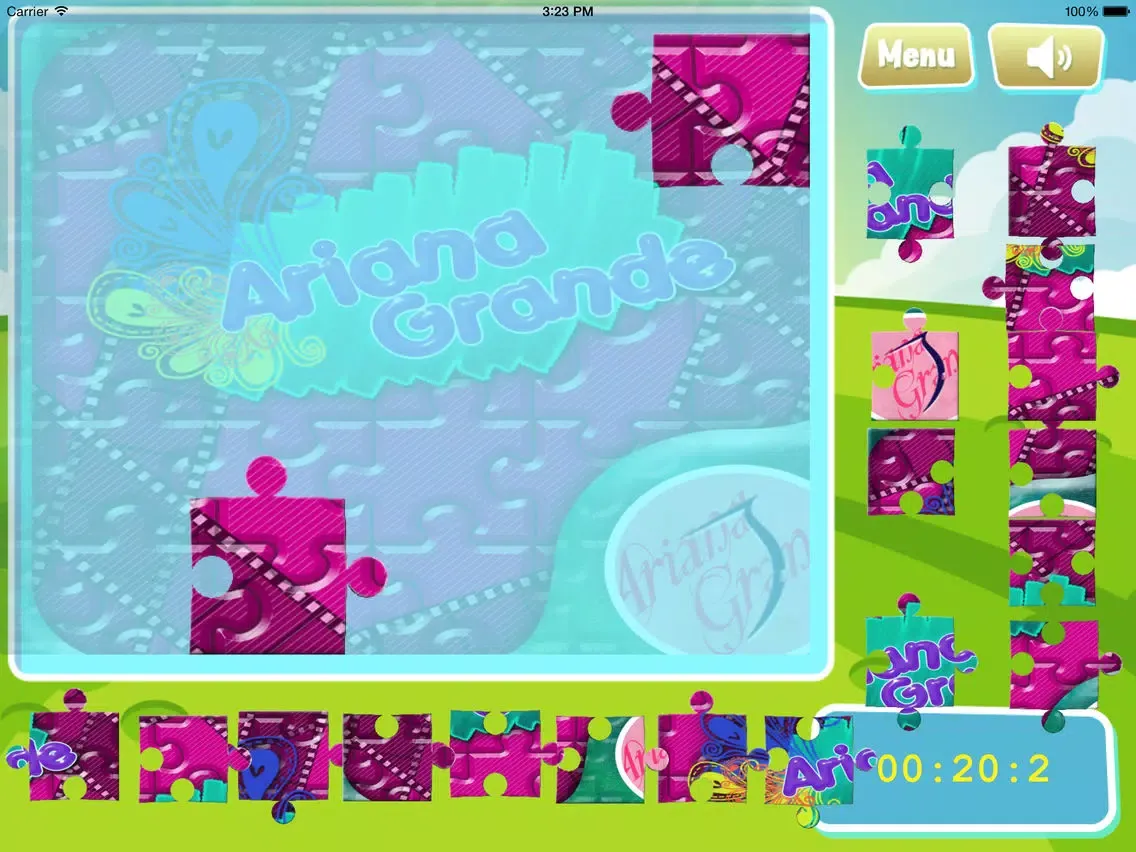 ภาพหน้าจอของ jigsaw Puzzle For Ariana Grande iPad 