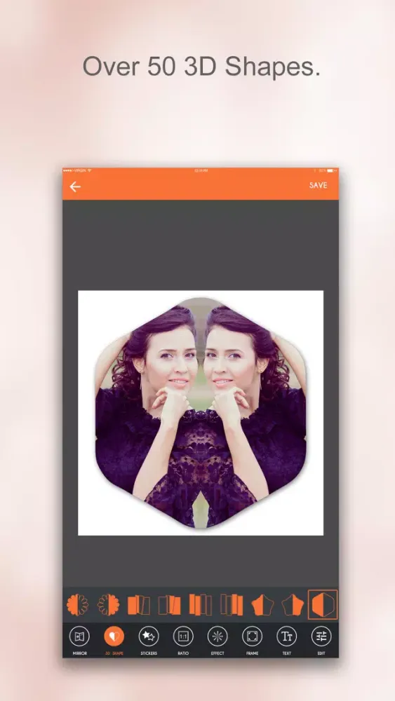 Screenshot di Mirror Effects Editor PRO : Awesome 3D Reflection