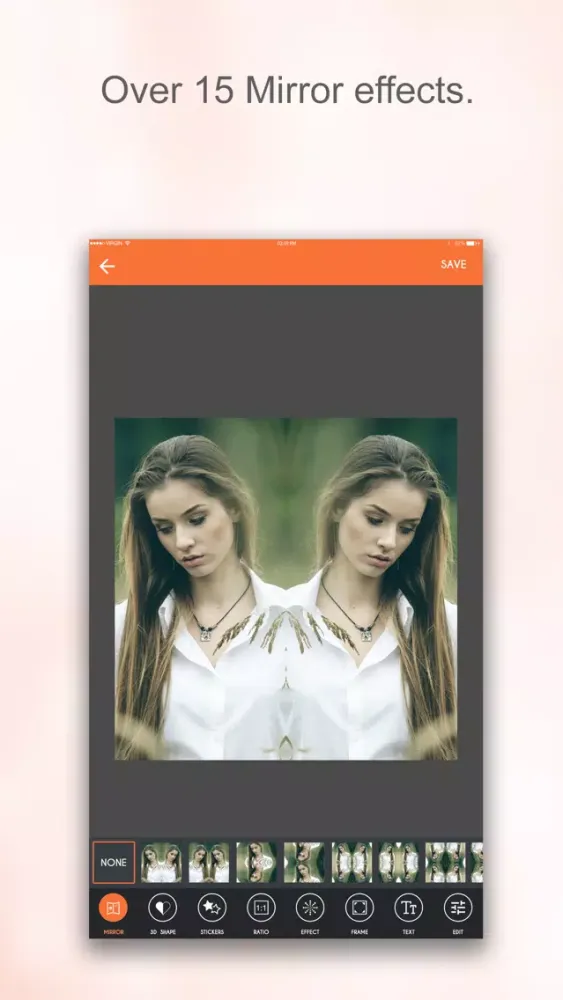 Screenshot di Mirror Effects Editor PRO : Awesome 3D Reflection