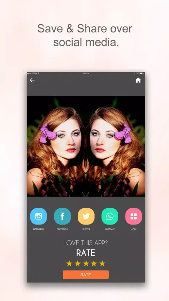 Screenshot di Mirror Effects Editor PRO : Awesome 3D Reflection
