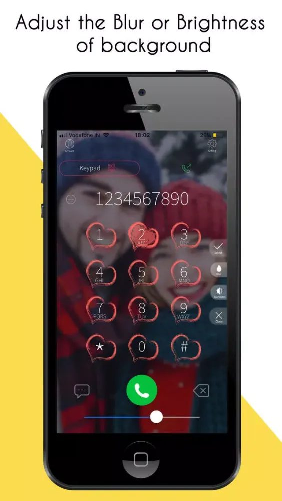 Capturas de tela do My Photo Dialer Caller Screen