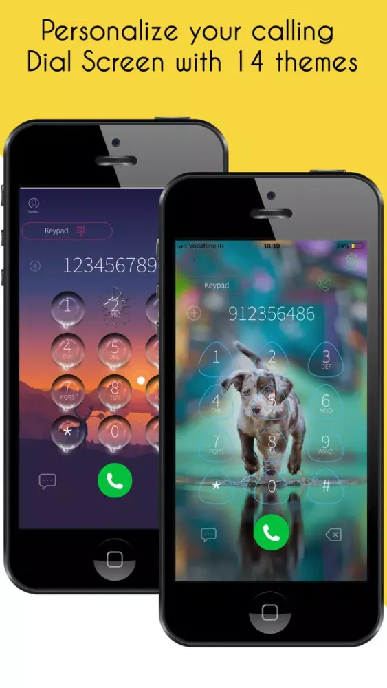 Capturas de tela do My Photo Dialer Caller Screen