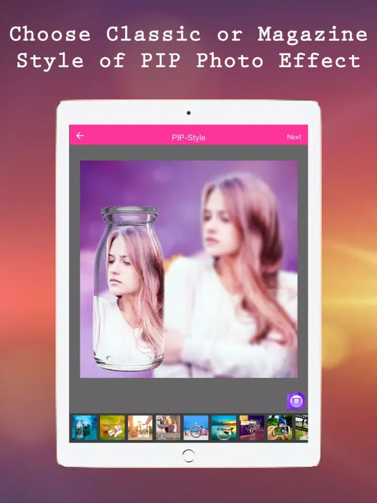 PIP Camera Photo in Photo Pro iPad  Screenshots