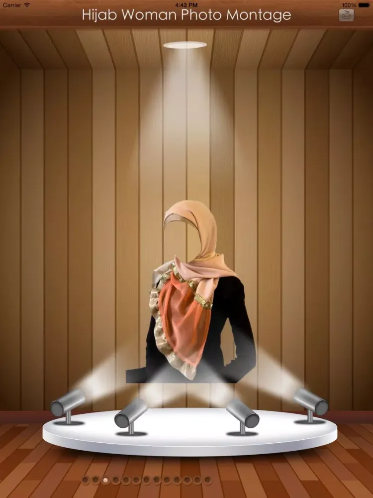 Ảnh chụp màn hình của Hijab Woman Photo Montage iPad 