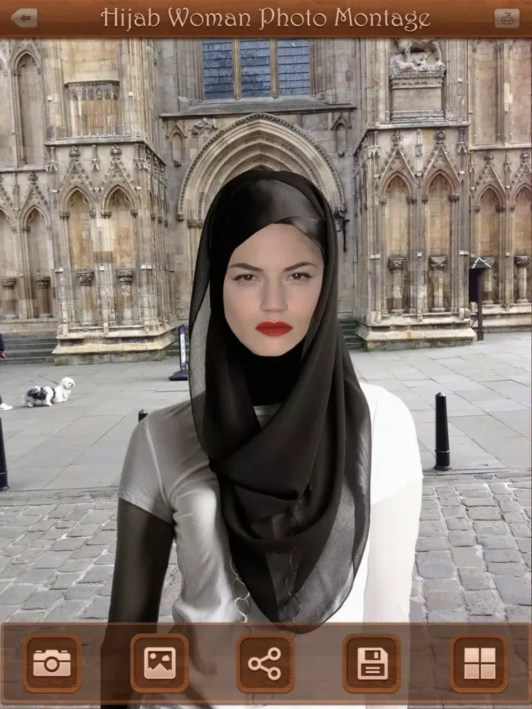 Ảnh chụp màn hình của Hijab Woman Photo Montage iPad 