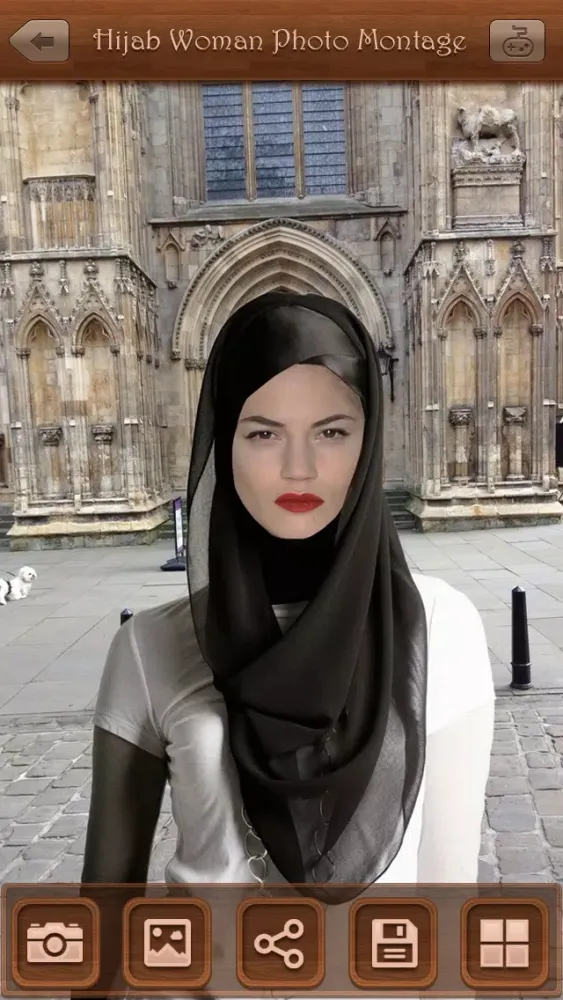 Ảnh chụp màn hình của Hijab Woman Photo Montage