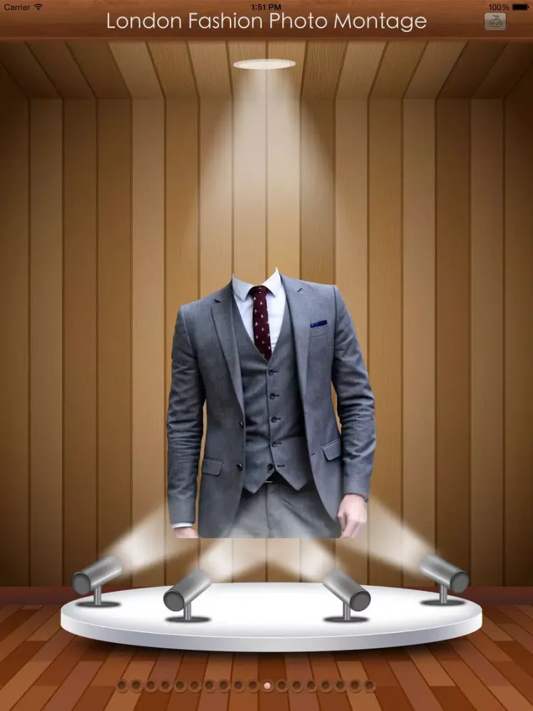London Fashion Photo Montage: Men Suit App iPad  スクリーンショット