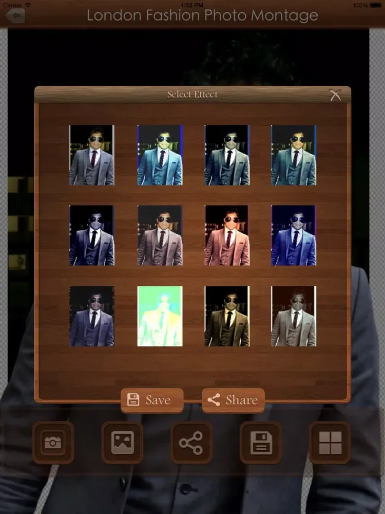 London Fashion Photo Montage: Men Suit App iPad  スクリーンショット