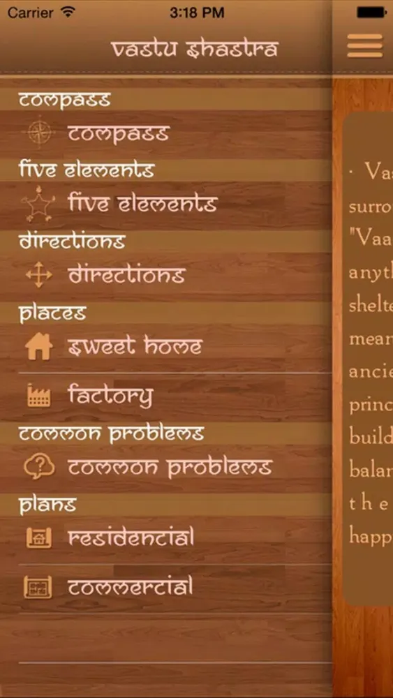 Tangkapan skrin Vastu Shastra Pro: Compass